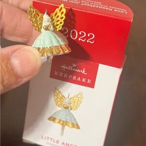 2022 hallmark Little  angel Mini ornament